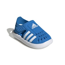 adidas Badeschuh-Sandale Water (Klettverschluss, geschlossener Zehenbereich) blau Kleinkinder